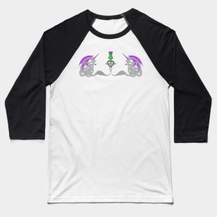 Celtic unicorns and thistle Baseball T-Shirt